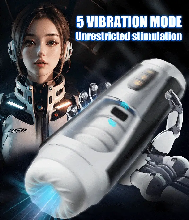 Mecha Warrior Fully Automatic Aircraft Cup Male Telescopic Sucking And Pronouncing Masturbation Device - Image 3