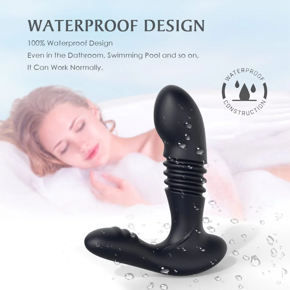 Men's Retractable Prostate Anal Plug G-point Stick Vibrator - Image 4