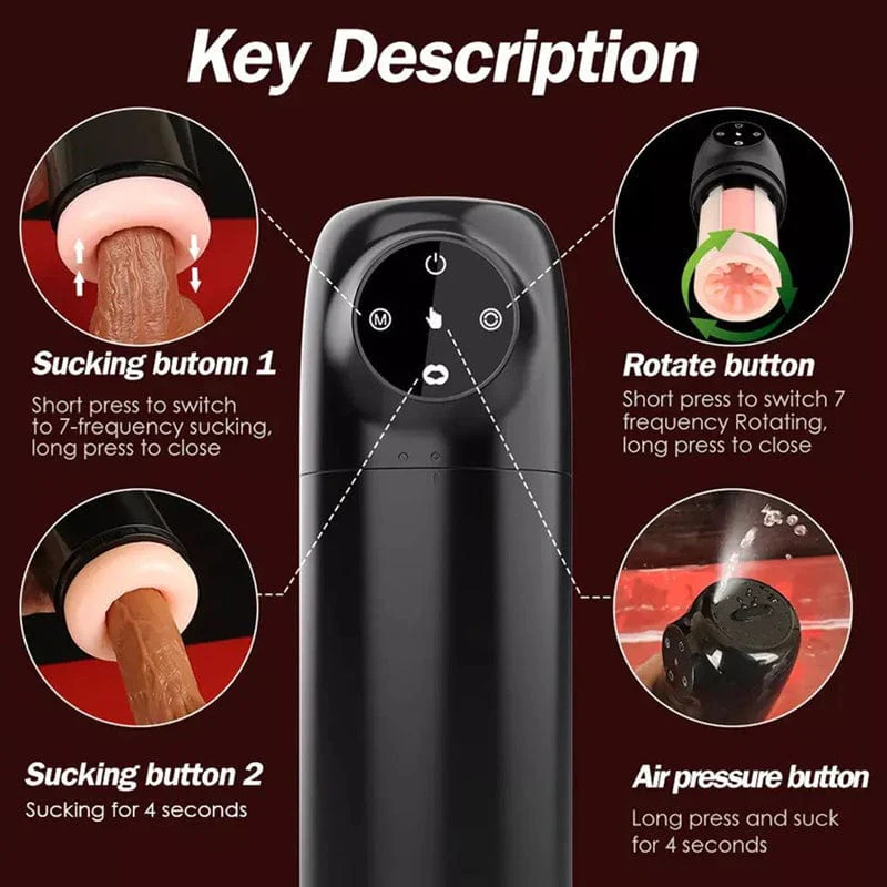 Men's Special Water Bath Sucking Male Masturbator - Image 5