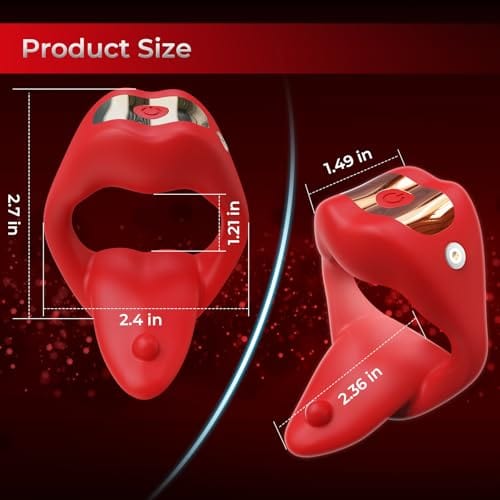 Penis Ring Tongue Design with 9 Vibration Modes - Image 7