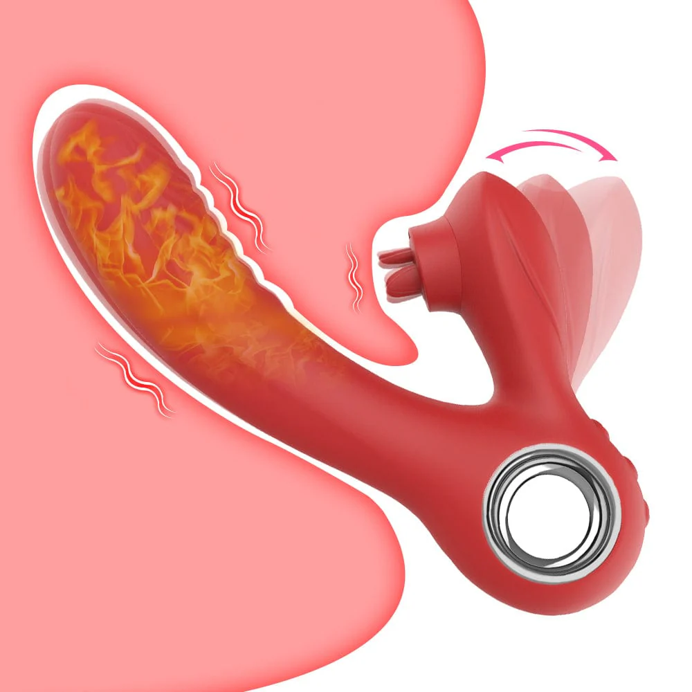 Pussy Clitoral Stimulation Tongue Licking G Spot Orgasm Female Masturbation Vibrator - Image 2