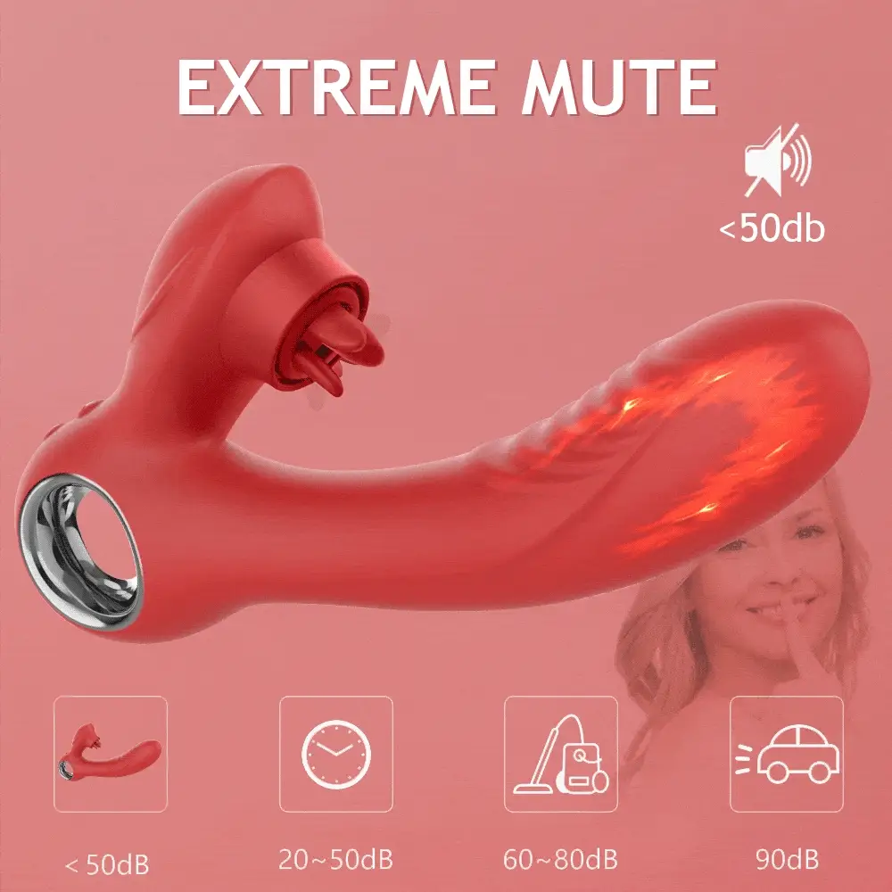 Pussy Clitoral Stimulation Tongue Licking G Spot Orgasm Female Masturbation Vibrator - Image 6