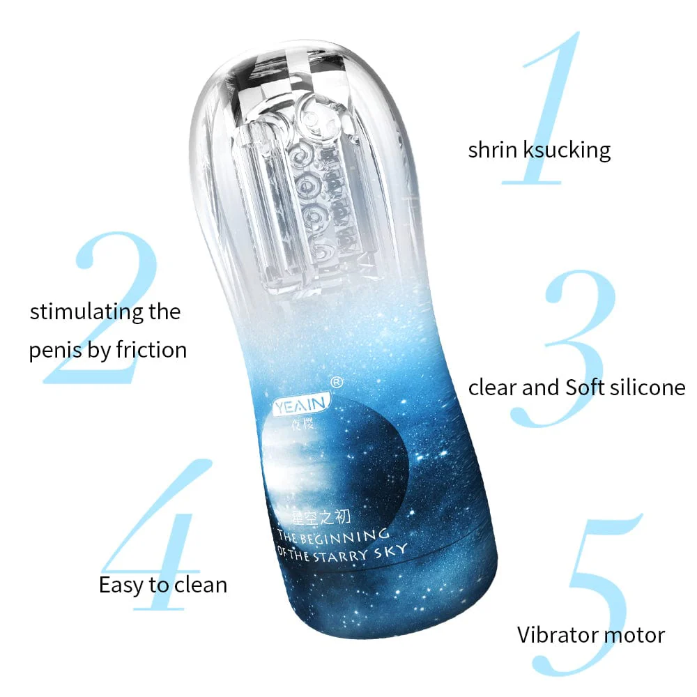 Ransparent Sucking Vibrating Male Masturbator Automatic Male Trainer - Image 4