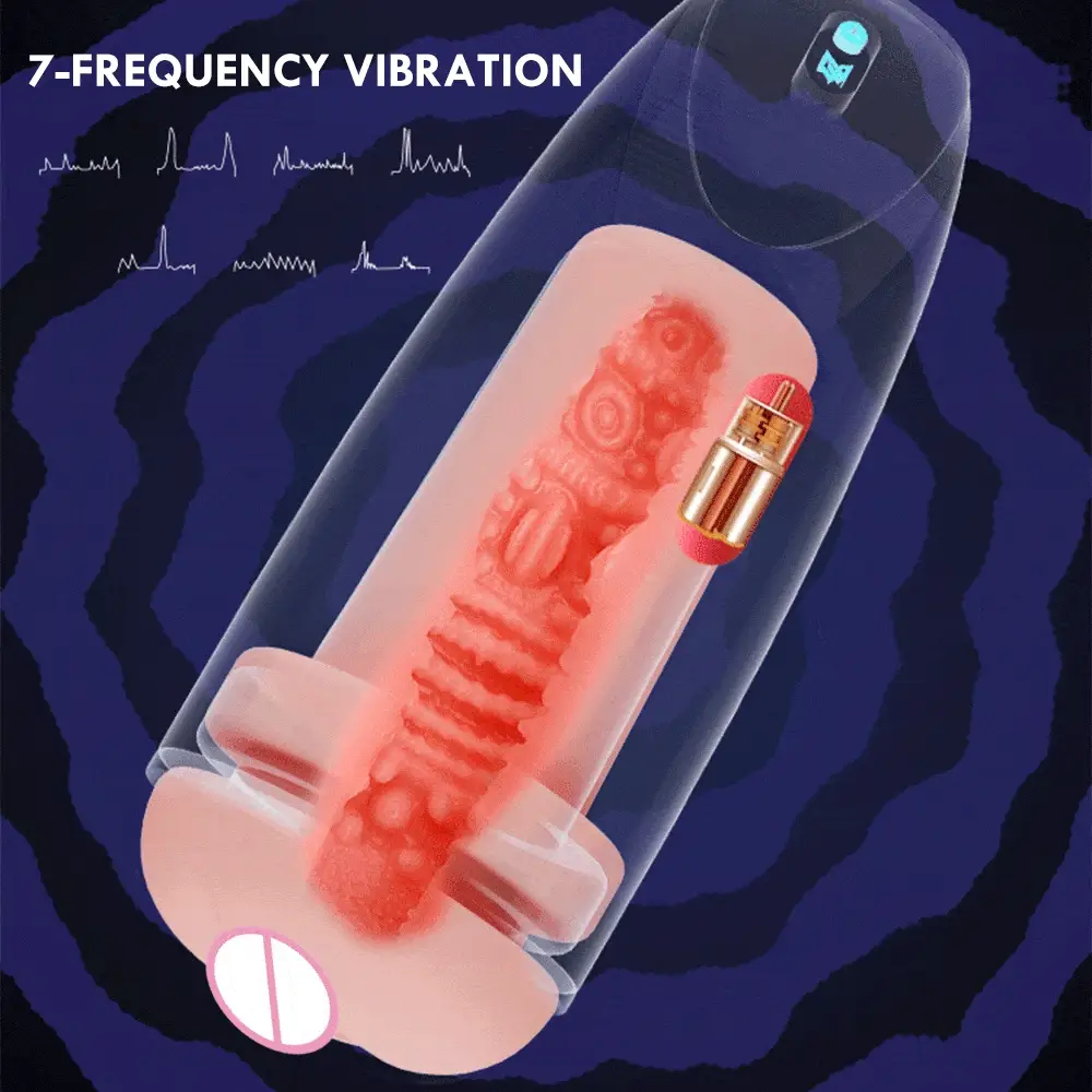 Raymond - Real Moan Vaccum Sucking Vibration Male Penis Stroker - Image 4