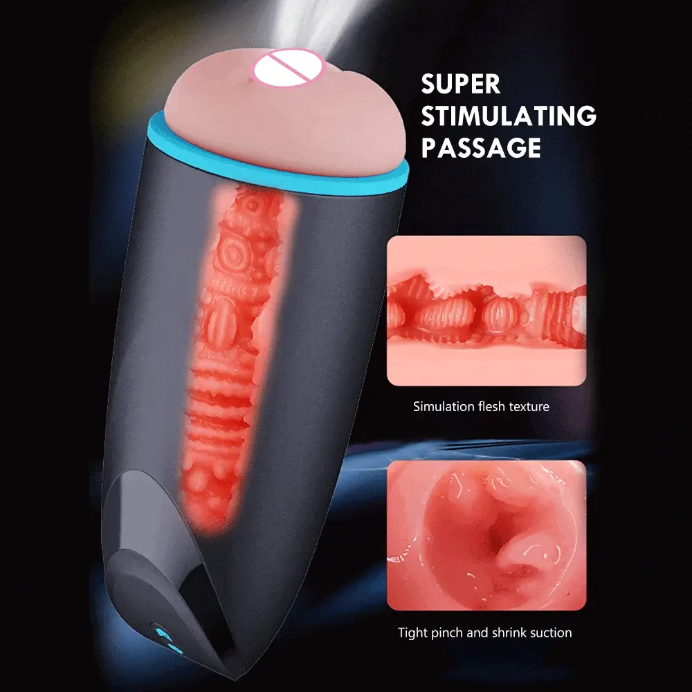 Raymond - Real Moan Vaccum Sucking Vibration Male Penis Stroker - Image 5