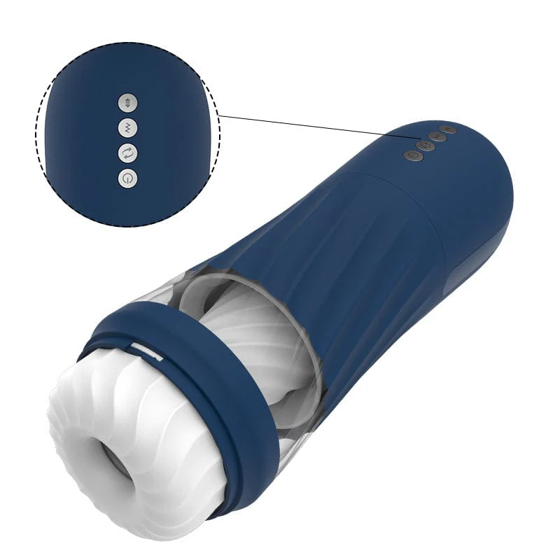 Rocket 3d Realistic Textured Electric Stroker With 5 Thrusting Rotating Modes - Image 2