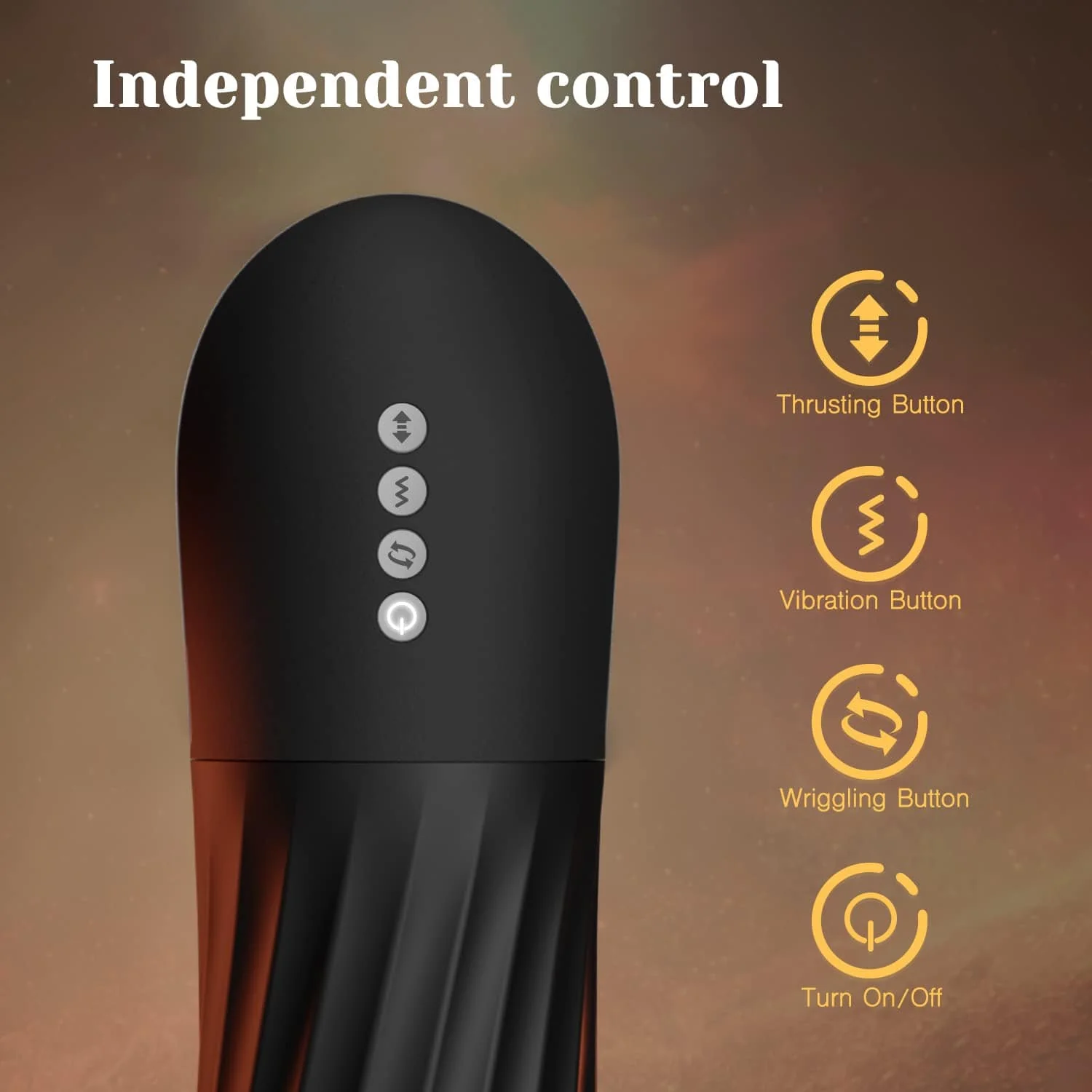 Rocket 3d Realistic Textured Electric Stroker With 5 Thrusting Rotating Modes - Image 9