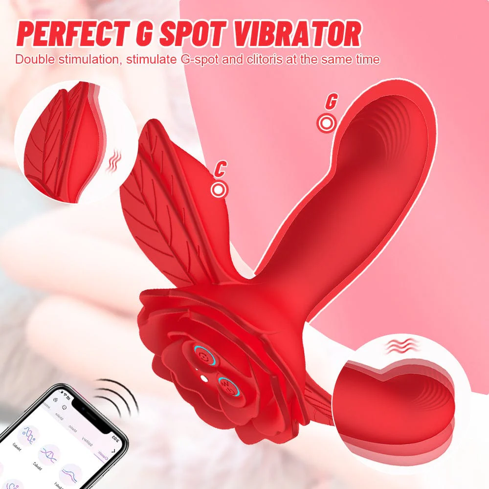 Rose Wearable Double Stimulation G Spot Vibrator - Image 4