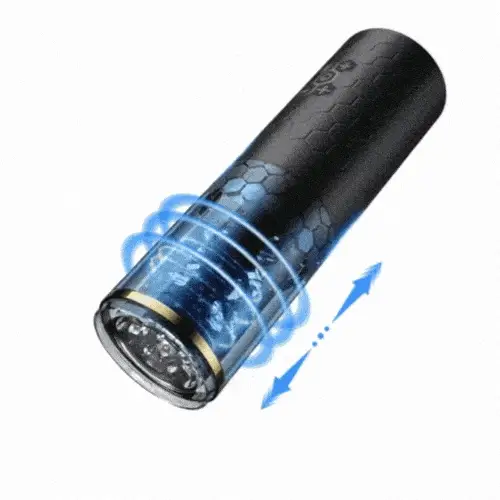 Samurai 3.0 - 10 Thrusting Spinning Telescopic And Rotating Male Masturbator