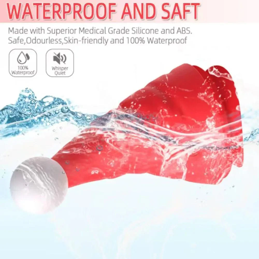 Santa Hat Vibrator 15 Speed Cunnilingus Masturbator Clit G-Spot Stimulator For Christmas - Image 5
