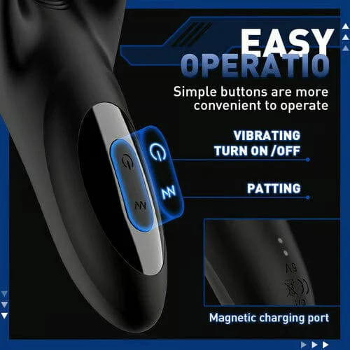 SWEENEY 10 Patting & 10 Vibrating Male Vibrating Glans Trainer Stimulator - Image 4