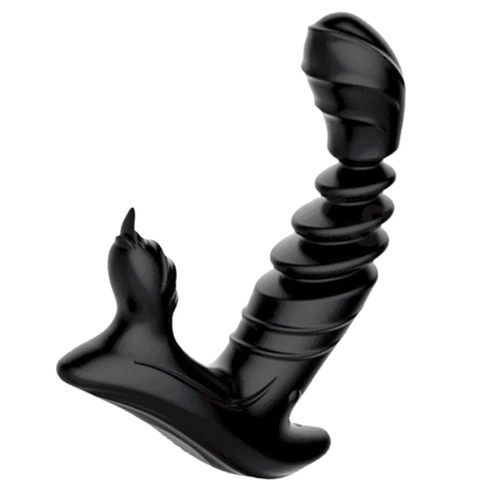 Telescopic Prostate Massager For Men And Women Double Shock Masturbation G-spot Vestibule Anal Plug Sex Toy Wholesale - Image 10