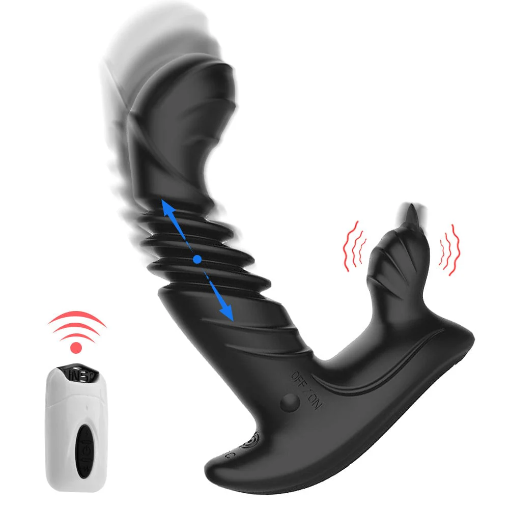 Telescopic Prostate Massager For Men And Women Double Shock Masturbation G-spot Vestibule Anal Plug Sex Toy Wholesale - Image 9