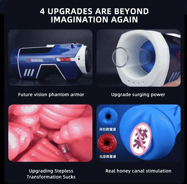 Telescopic Sucking Heated and Sounding Male Masturbator - Image 3