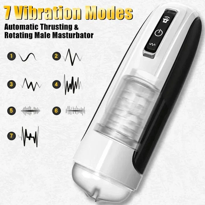 10 Powerful Thrusting&Rotating Modes Automatic Male Masturbator - Image 2