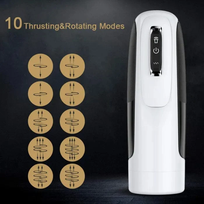 10 Powerful Thrusting&Rotating Modes Automatic Male Masturbator - Image 3
