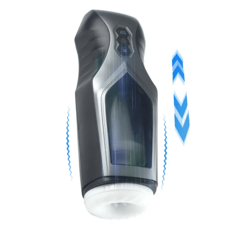 Thursting & Vibrating With Huge Visible Window Oral Male Masturbation - Image 6