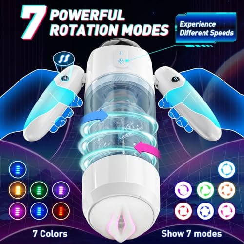 Vava Male Masturbator with 4 Telescopic Modes 7 Rotating Modes - Image 6