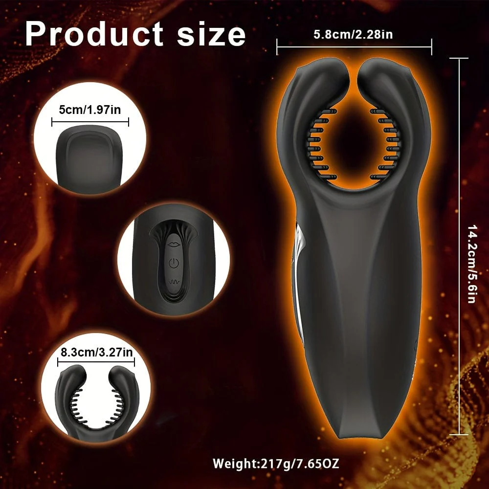 Vise trainer, penis trainer, vibrating male equipment, massage, numbing vibration - Image 2