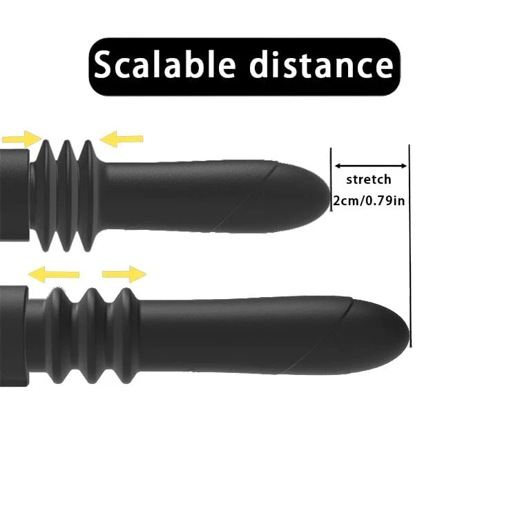 Woman Telescopic Vibrator Men G Spot Anal Pussy Dildo Toy - Image 6