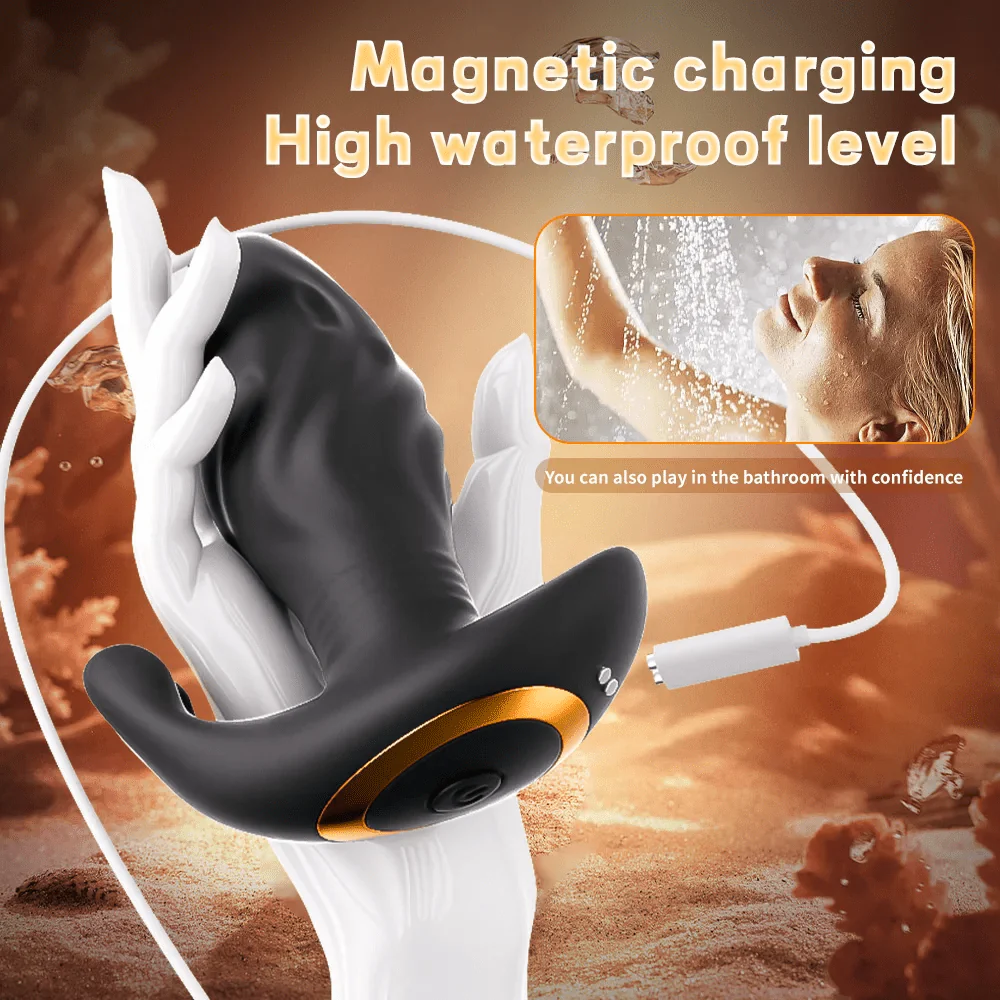 Male Prostate Massager Telescopic Vibration Anal Masturbator Anal Plug - Image 5