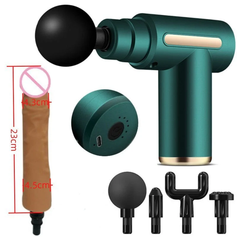 Massage Gun Modified Hand-Held Cannon Head Massage Female Masturbation Penis Back Court Vibrator - Image 5