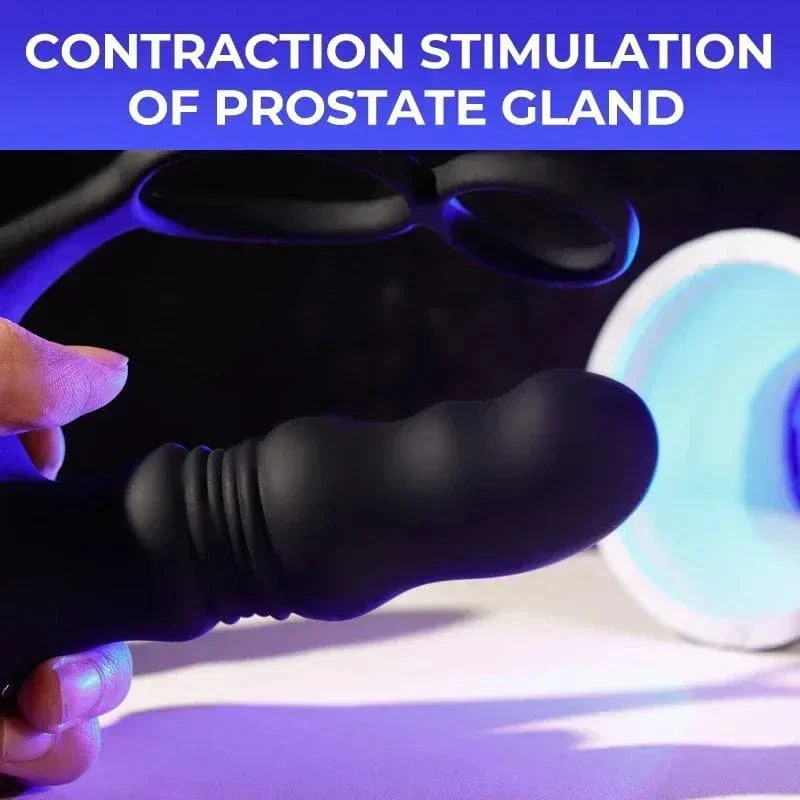 Massager Masturbation 9 Frequency Remote Control Anal Vibrator with Cock Ring - Image 5