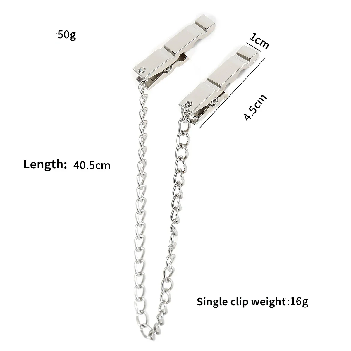 Metal Nipple Clamps With Metal Chain - Image 5