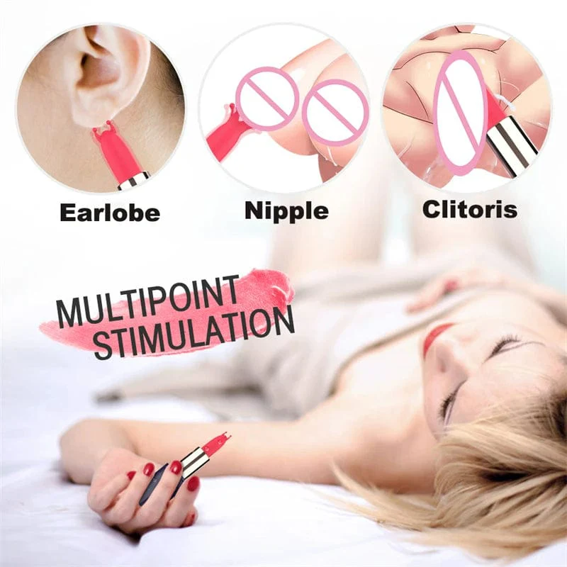 Mini Lipstick Vibrator Secret Bullet Masturbator Nipple Clitoris Stimulator - Image 4