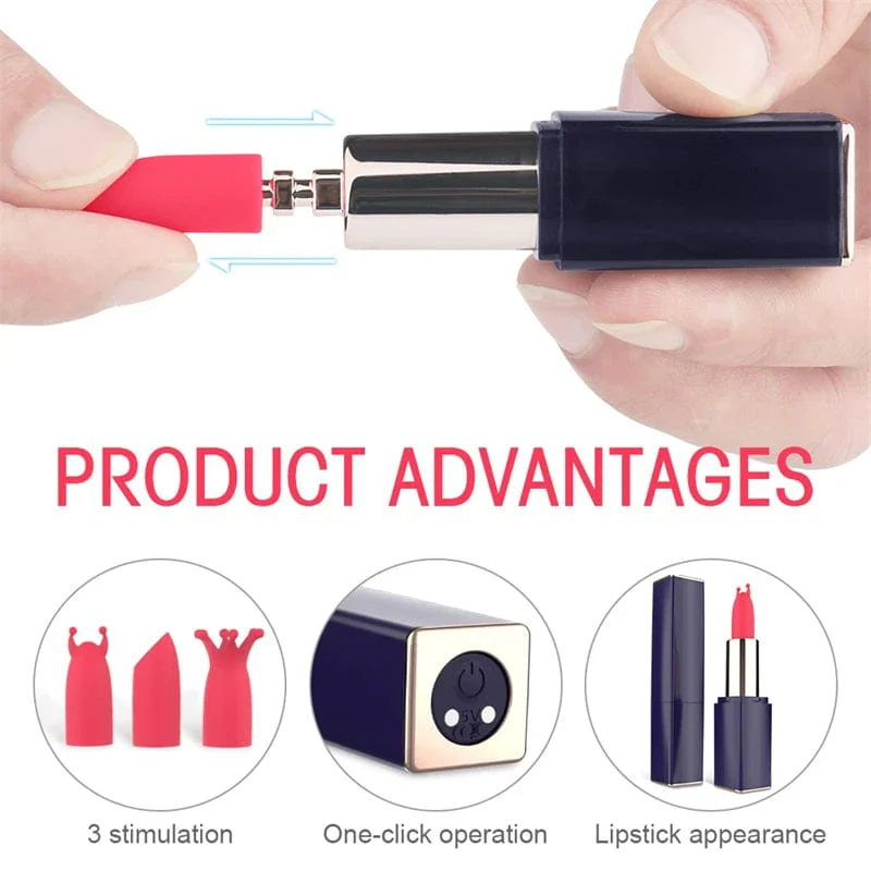 Mini Lipstick Vibrator Secret Bullet Masturbator Nipple Clitoris Stimulator - Image 6