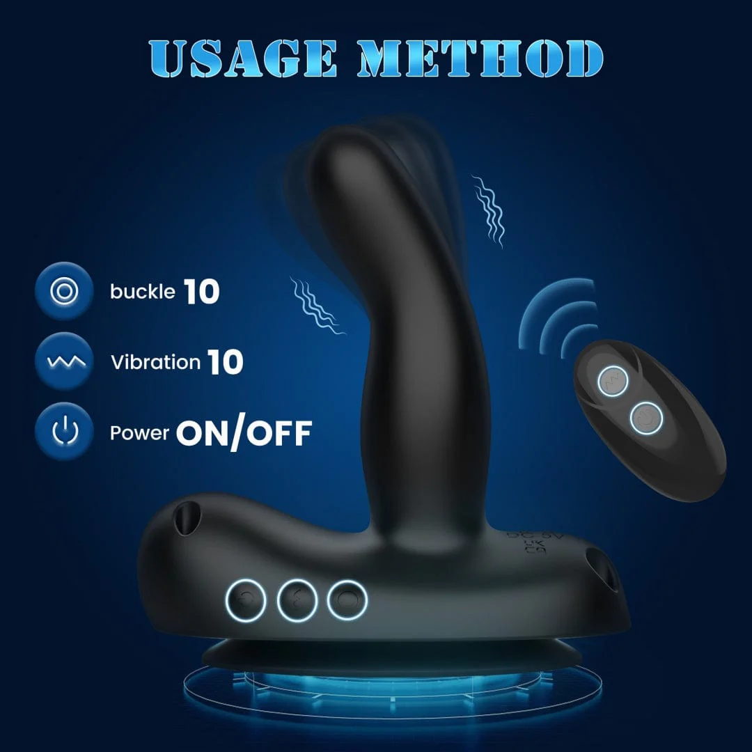 Mini Saddle G Spot Prostate Vibrator With Suction Cup & Panty - Image 6