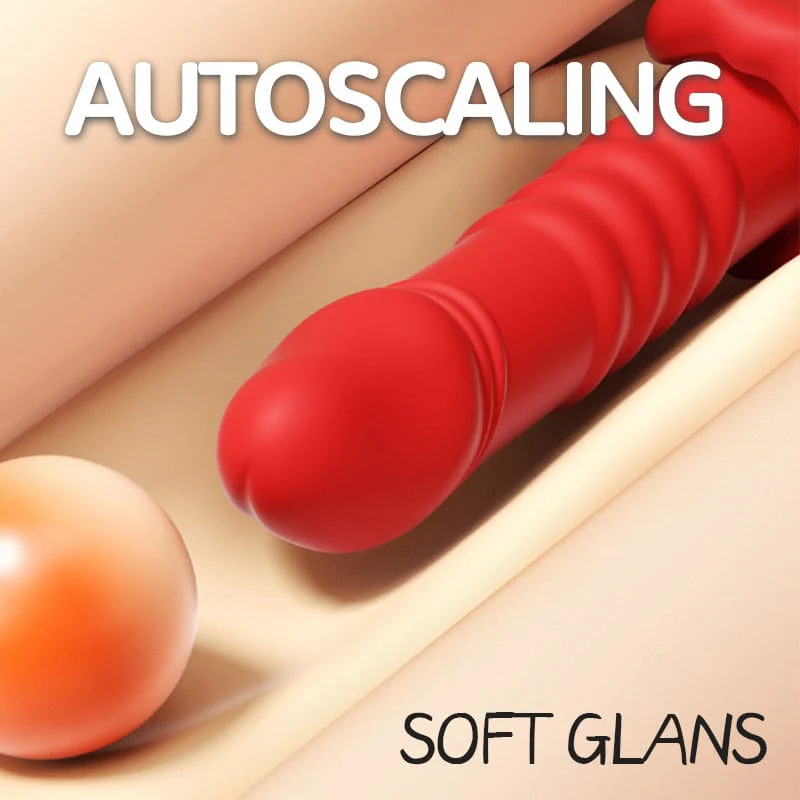 MizzZee Silicone Soft Big Mouth Telescopic Stick Massage Vibrator - Image 3