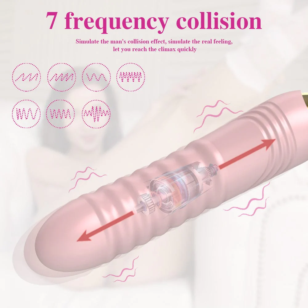 New Rose Toy Warming G-spot Tongue Licking Vibrator - Image 4