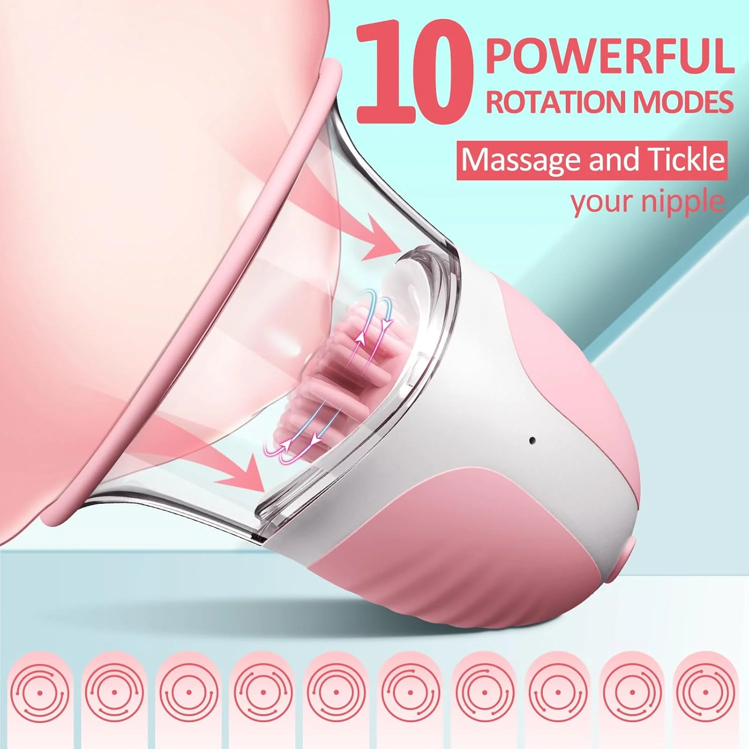 Nipple Sucking Rotation Stimulator Massager - Image 2