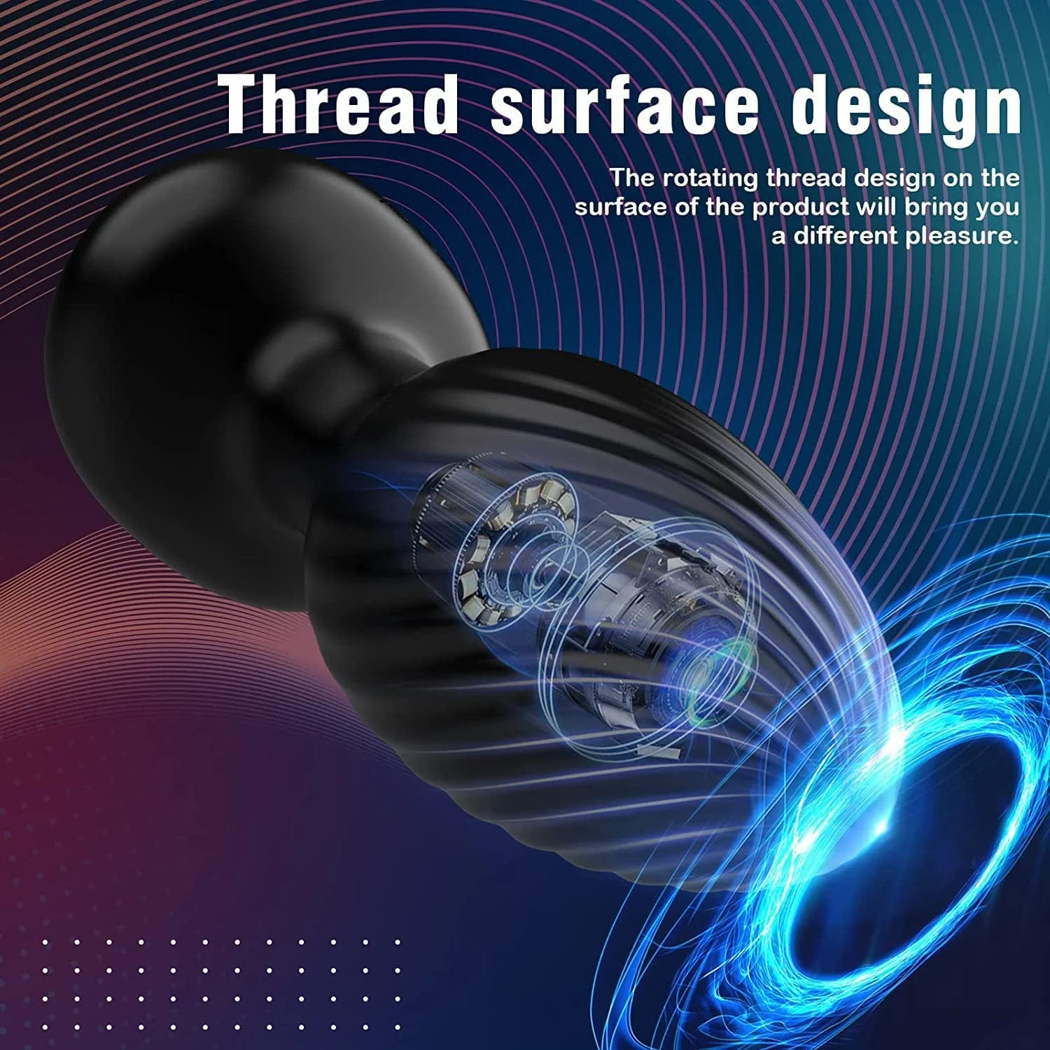 Noah - Wireless Remote Control Rotating & Vibrating Male Prostate Massager - Image 4