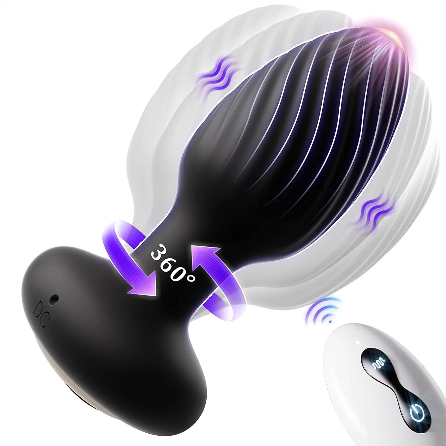 Noah - Wireless Remote Control Rotating & Vibrating Male Prostate Massager - Image 7
