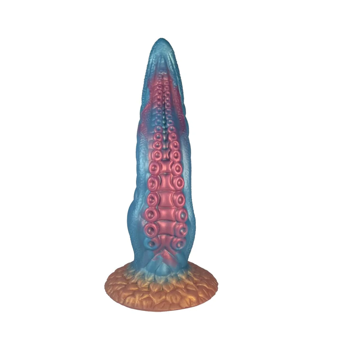 Ocean Blue Octopus Tentacle Silicone Anal Dilator Fantasy Dildo - Image 10