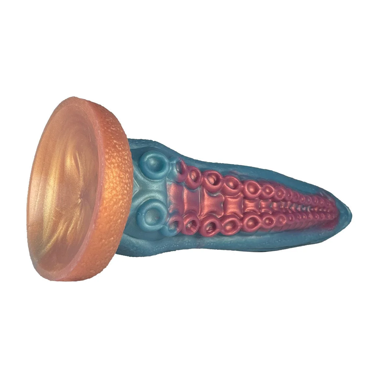 Ocean Blue Octopus Tentacle Silicone Anal Dilator Fantasy Dildo - Image 8