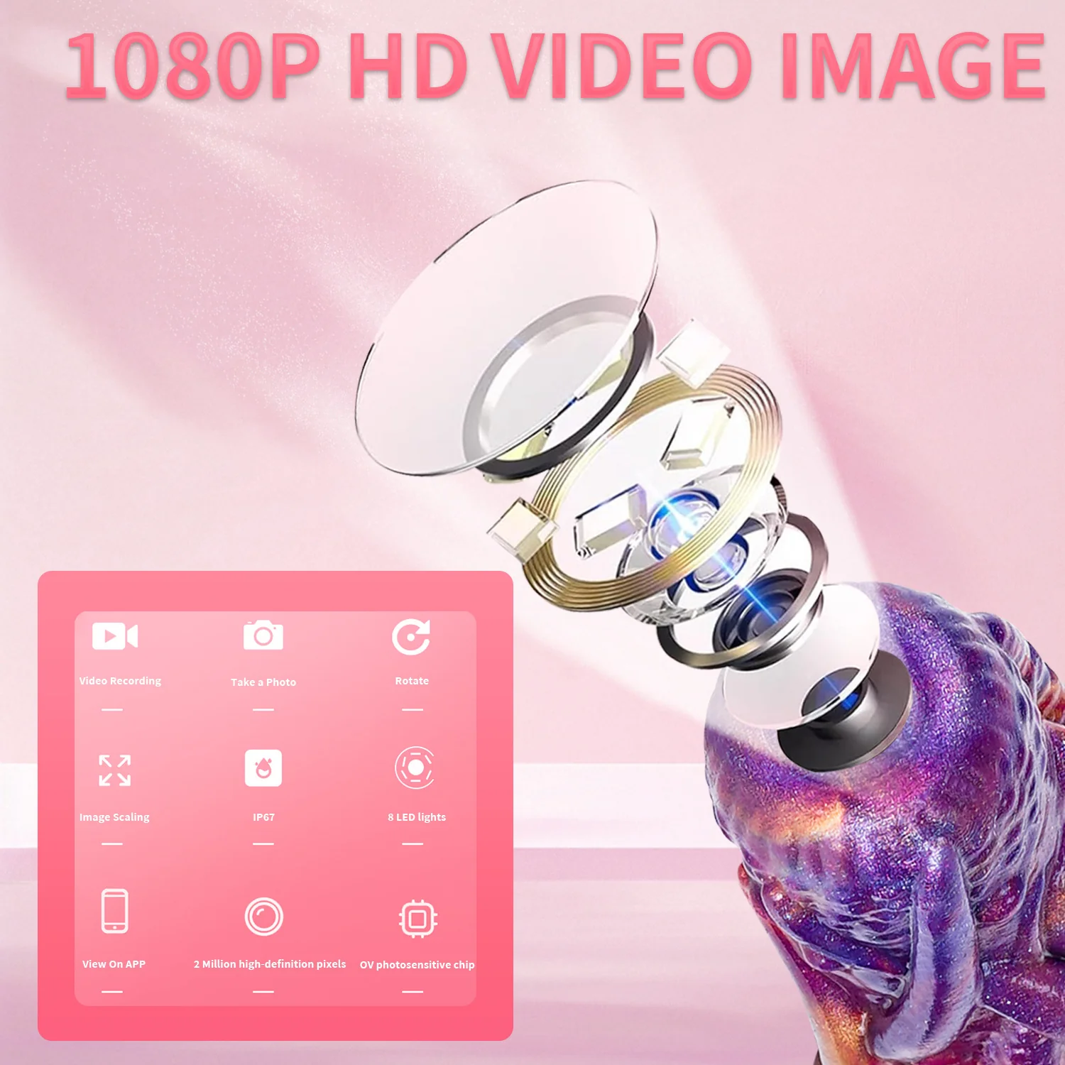 Octopus Smart Endoscopic / Squirting Monster Dildo Anal Plug - Image 3