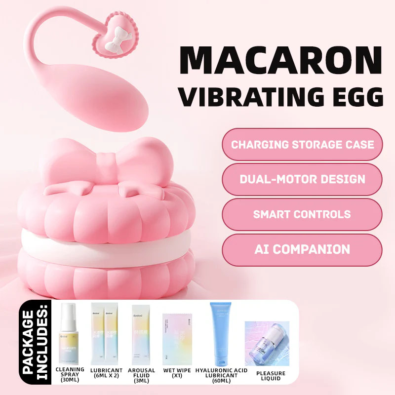 Pink Macaron 10 Modes Egg Vibrator - Image 9