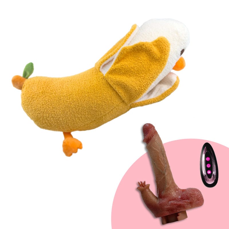Plush Dildo Machine Thrusting Licking Dildo Machine Sex Toy With Remote Control - Image 16