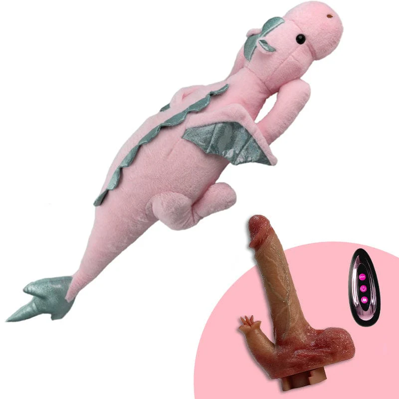 Plush Dildo Machine Thrusting Licking Dildo Machine Sex Toy With Remote Control - Image 18