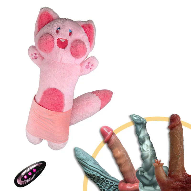 Plush Dildo Machine Thrusting Licking Dildo Machine Sex Toy With Remote Control - Image 30