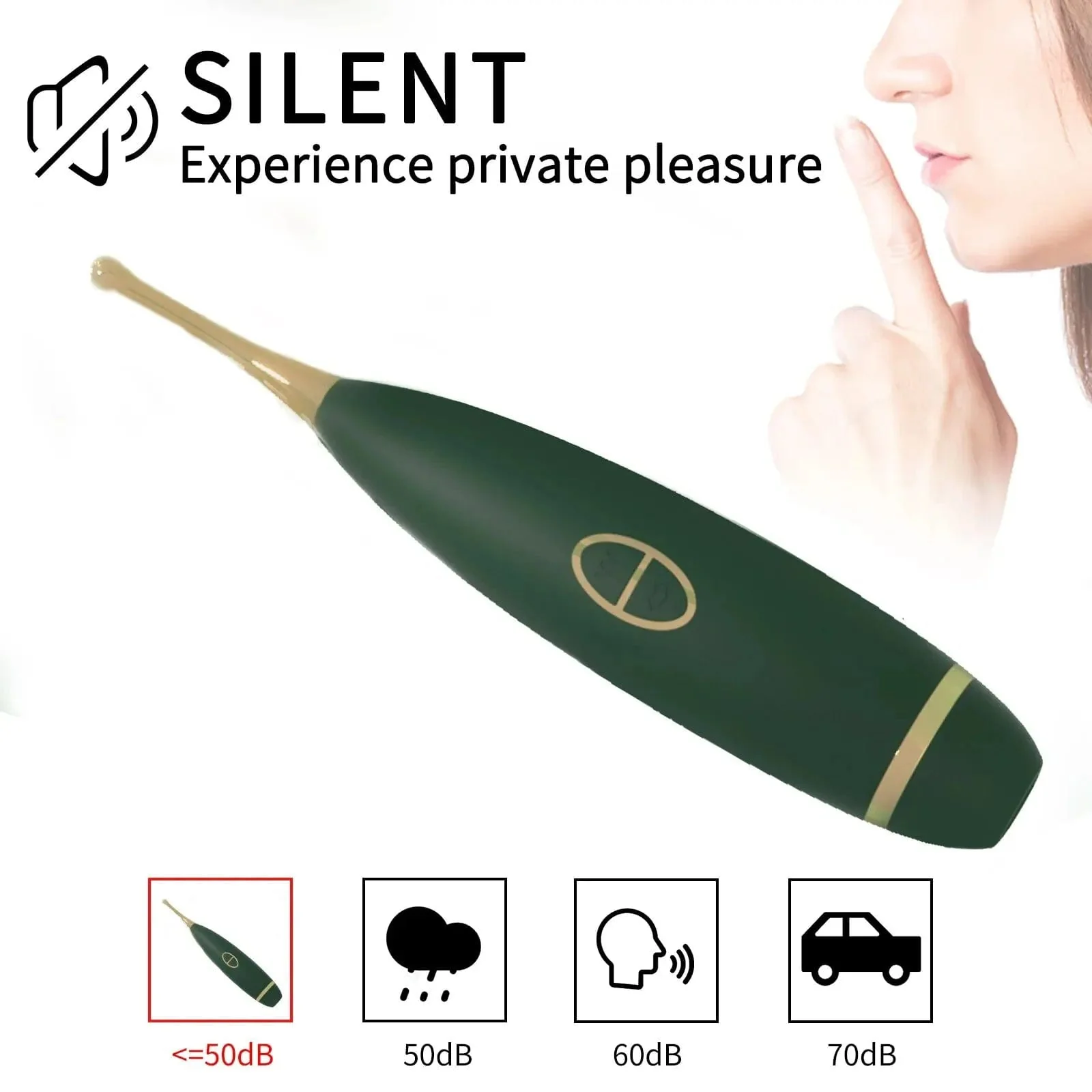 Powerful Clitoris Sucking Vibrator Pen G-spot Stimulator - Image 4