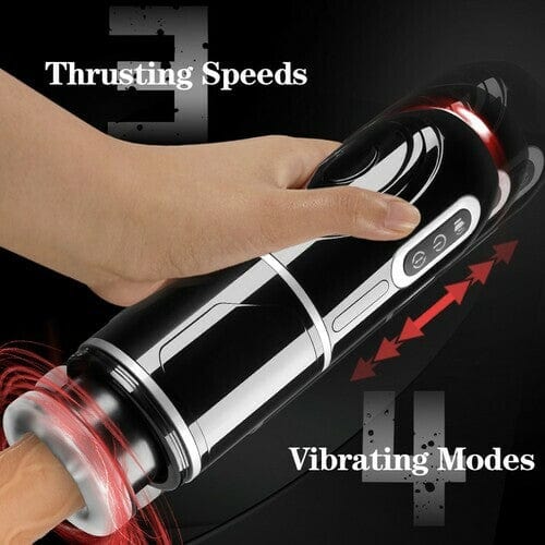 PowerKing Ultra-Technical Hands-free 7 Telescopic Rotation Modes Male Masturbator - Image 2