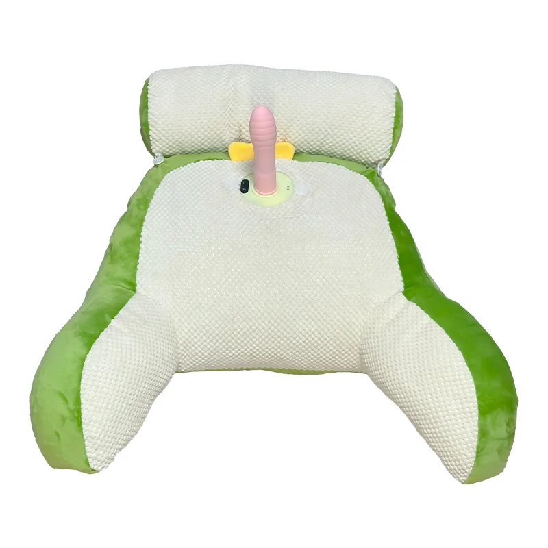 Pumpkin-shaped Pillow Style Thrusting Dildo Sex Machine Vibrator - Image 14