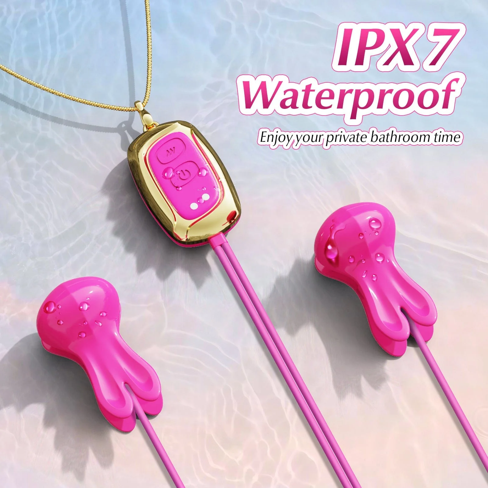Rabbit Neck-hanging Nipple Clamps Vibrator With APP Control For Couple - Image 8