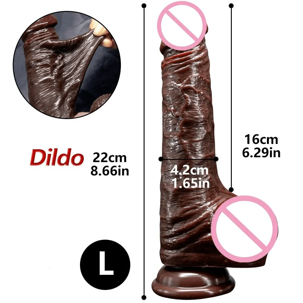 Real Skin Feeling Realistic Dildos Sliding Foreskin Design Female Masturbator - Image 4