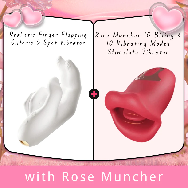 Realistic Finger Flapping Clitoris G Spot Vibrator - Image 11