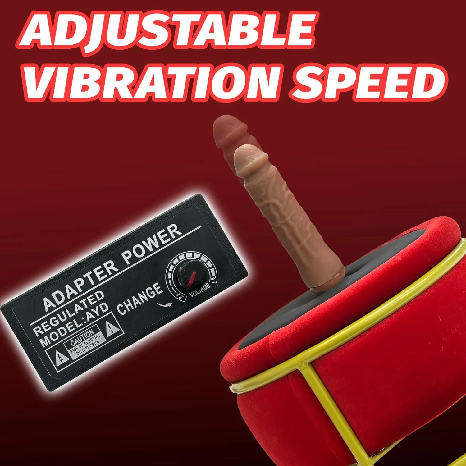 Red Seat Dildo Machine Chair Massage Seat - Image 10